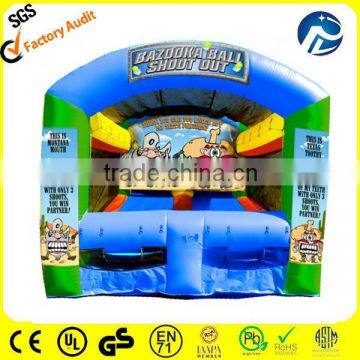 inflatable football shooting inflatable football target game