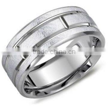 COOLMAN wholesale hand fashion jewelry 8mm men gay ring tungsten carbide Men's wedding Ring CMR-036-3