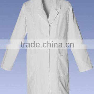 China Manufacture Unisex Clinical Hospital White Medical Lab Coat nurse uniform