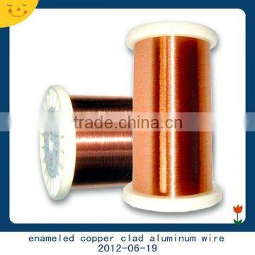 Enameled copper coated aluminum motor winding wire