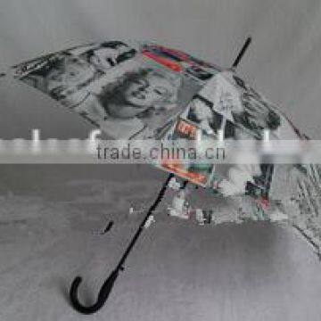 Colorfull Printed Umbrella Supplier Straight Umbrella Hot Sale Promotional Umbrella photo-3