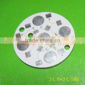 5*1W LED PCB/heatsink 34.5mm diameter