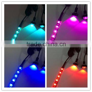 RGB LED Bolt Screw Light Car Automobile Motor LED License RGB LED Lighting System IP67/IP68