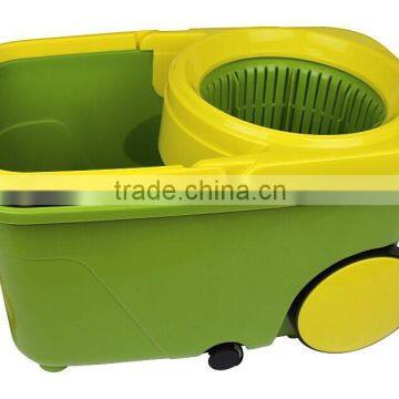 360 Floor Spin Mop with Large Wheels and Magic Mop