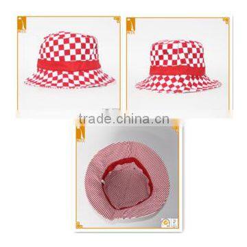 Female Printed Multi Panels 100% Cotton Custom Bucket Hat Wholesale photo-4