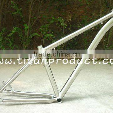 Titanium Bicycle Frame MTB 29er Tapered Head Tube/Curved Down Tube