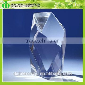 DDL-H054 Trade Assurance Crystal Clear Acrylic Award Cup