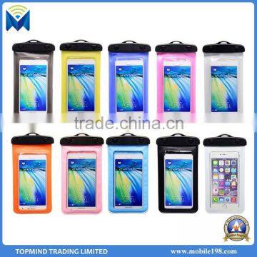 Wholesale mobile phone waterproog bag for swimming with lanyard