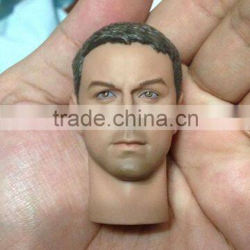 Figure head sculpture, action figure head, plastic doll head