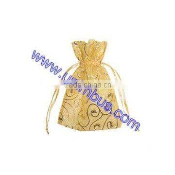 organza draw string bag