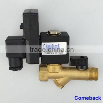 2015 hot selling factory wholesale ELECTRONIC DRAIN VALVE 2 WAY 2 PSITION SOLENOID VALVE