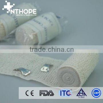 crepe elastic bandage with clips