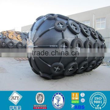 Floating inflatable rubber fender for sale