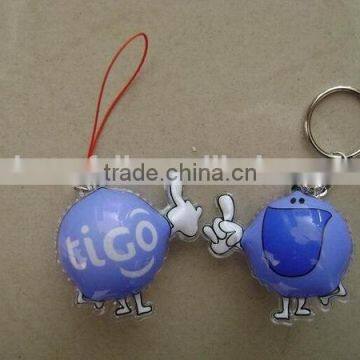 PVC Key Chain Advertising Keyring photo-6