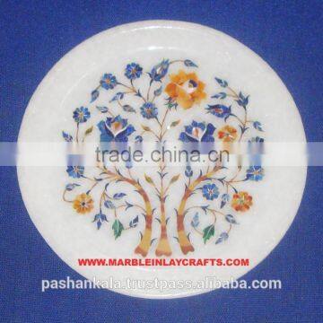 White Stone Plate Fancy Plate