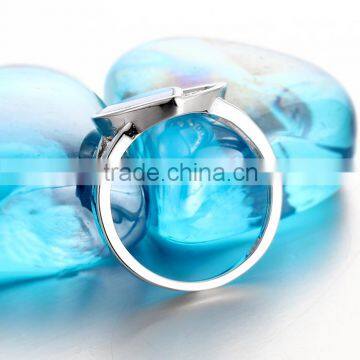 2016 Elegant Heart Shape Design 925 Sterling Silver Opal Ring photo-6