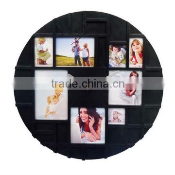 14 inch Black Color Photo Frame Wall Clock