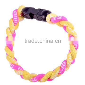 SRB0001 China Supplier Jewelry Titanium Rope Sport Bracelets Cheap Custom Rope Bracelet