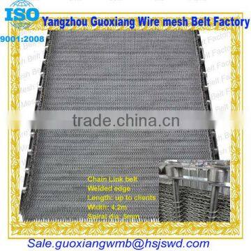 high quality chain link 1200mm width conveyor belt