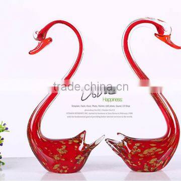 AAA high quality new design different colors best seller factory directly sale competitive goods crystal couple swan