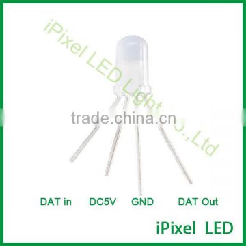 P9823 IC DIP 5mm RGB LED (fronsted)