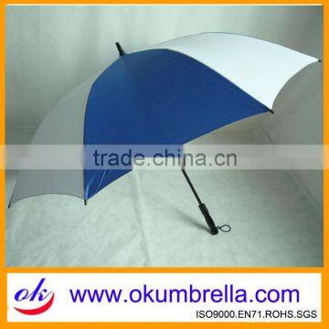 30 Inch Adverttising Blue And White Golf Umbrella OKG46