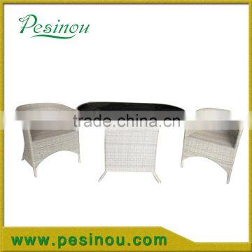 Outdoor furniture hot sale for restaurant rattan dining set