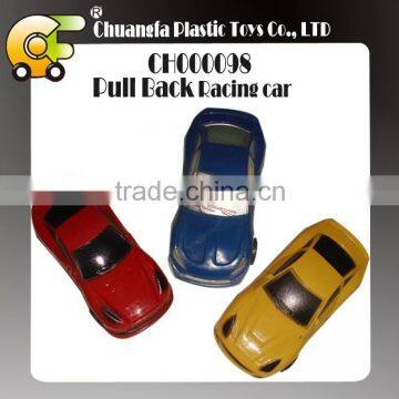 Plastic mini pull back cars, pull back function cars 3 colors