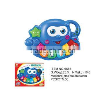Music instrument education plastic piano toys, electric piano toys for kids