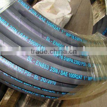 Hydraulic hose rubber with stand of high pressure