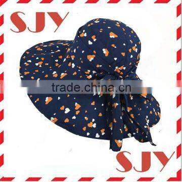 Floral Beach Floppy Hat New Design Summer Foldable Women Hat photo-6