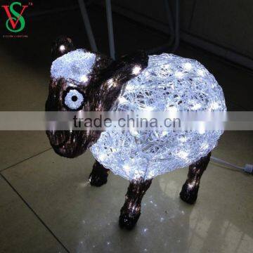 LED Christmas Sheep Sculpture Lighting