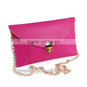 Womens Envelope Synthetic Leather Lady Clutch Bag New Fashion Envelope Clutch Bag With Chain Shoulder photo-2