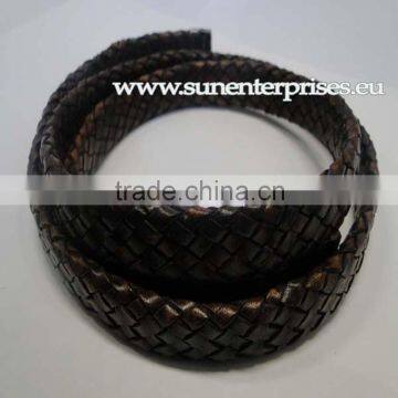 Braided Leather Round - Oval Braided 18 mm - SE-PB-17