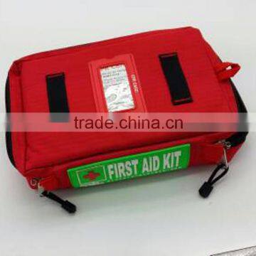 hot selling Red and white logo 420d nylon 31 in 1 handy first aid kit with CE FDA certification