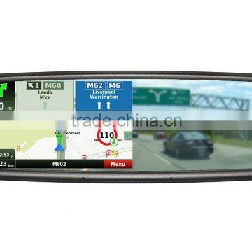 5.0 inch Android car rear view mirror GPS Navigation with camera and drivecam