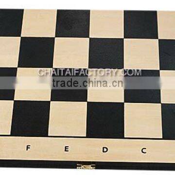 QUALITY Modern Silkscreened 3 in 1 WOOD Folding CHESS, BACKGAMMON, CHECKERS Set photo-2