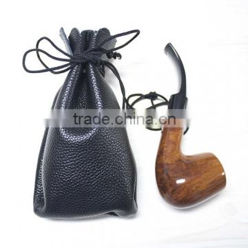 Customized leather souvenirs smoking tabacco protection pouch