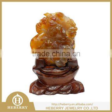 charming red agate bat crystal carving for home decoration or gift