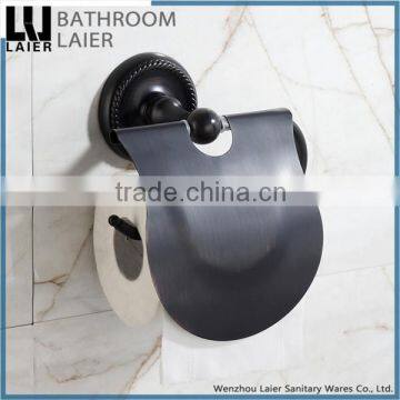 Customized Multi-Purpose Covered Zinc Alloy ORB Finishing Bathroom Accessories Wall Mounted Toilet Paper Holder photo-2