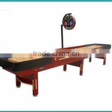 China supply pure wooden shuffleboard game machine