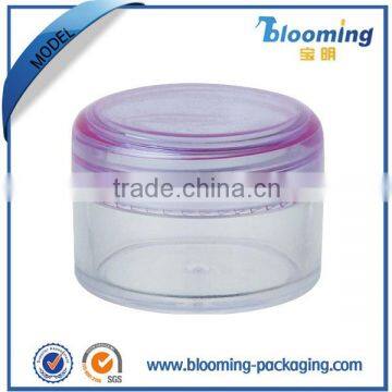 New shape good design plastic cosmetic jar for face cream container