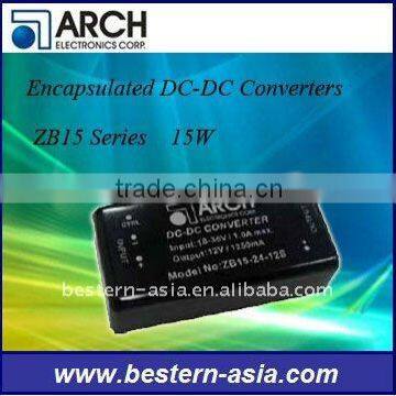 ARCH 15W 5V Encapsulated DC-DC Converter ZB15-24-5S