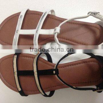 Uniseason Fancy New Model Low Price Leather Latest Ladies Sandals Designs