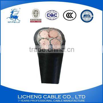 4 core cable xlpe insulated pvc coated electrical power cable 4x120mm2 medium voltage wire cable