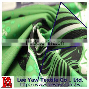 86% polyester and 14% spandex jersey fleece fabric with wicking