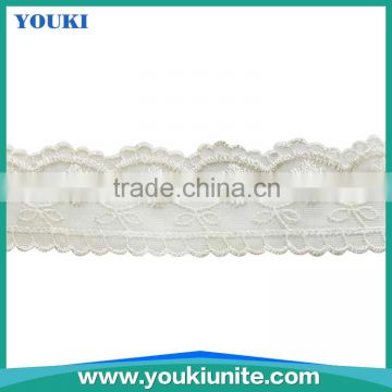 Hot Selling 40mm Tricot Lace for Dress Garments YKLE-6010