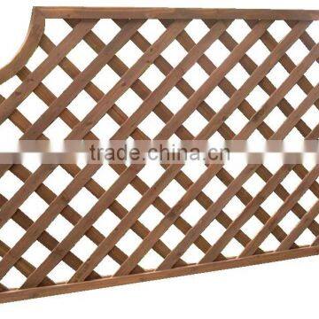 High quality solid wood lattice trellis for garden