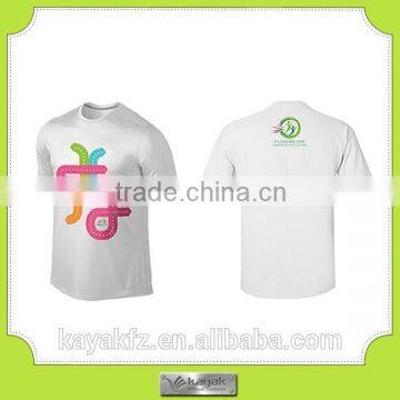 Factory wholesale white cheap 100 cotton man t-shirt