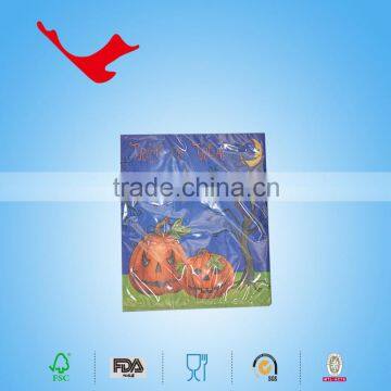 25*25cm,1/4 Folded Halloween Printed Tissue Paper Dinner Napkin,party Supplies Paper Towel photo-6